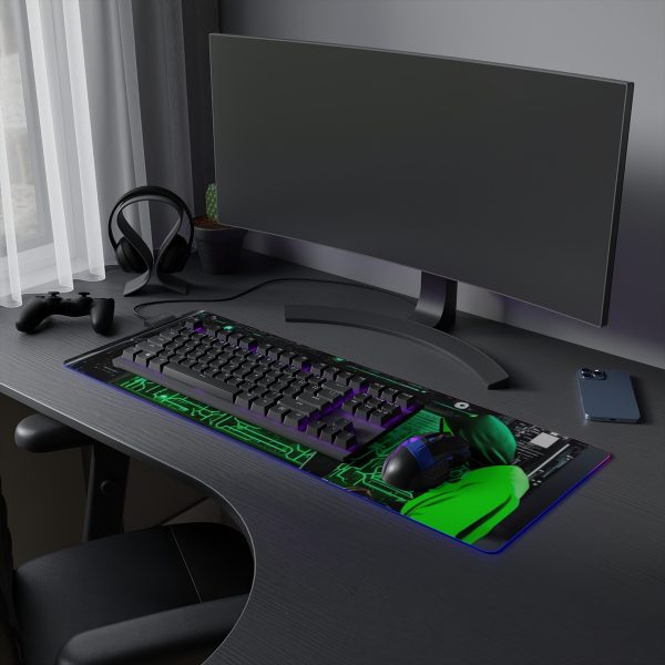 Hacker 27 LED Gaming Mouse Pad - Image 27