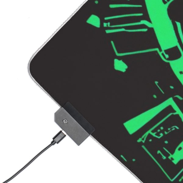 Hacker 5 LED Gaming Mouse Pad - Image 24