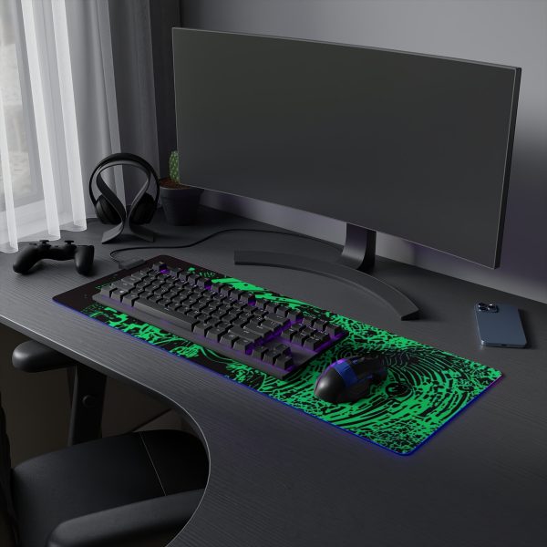 Hacker 5 LED Gaming Mouse Pad - Image 27