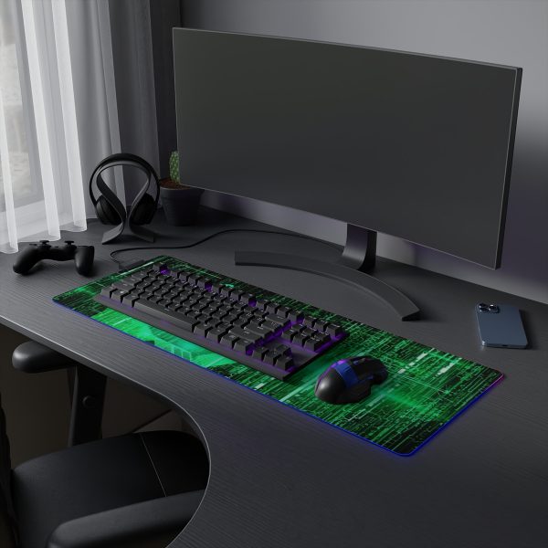 Hacker 6 LED Gaming Mouse Pad - Image 27