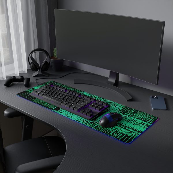 Hacker 7 LED Gaming Mouse Pad - Image 27