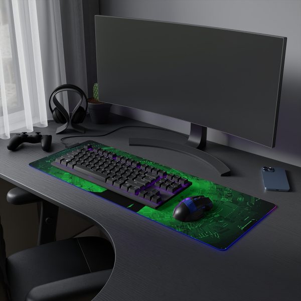 Hacker 8 LED Gaming Mouse Pad - Image 27