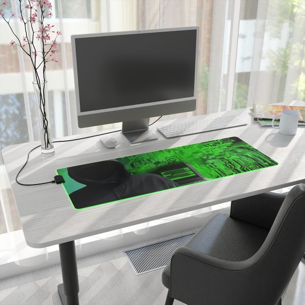 Hacker 9 LED Gaming Mouse Pad - Image 28