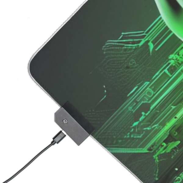 Hacker 23 LED Gaming Mouse Pad - Image 3