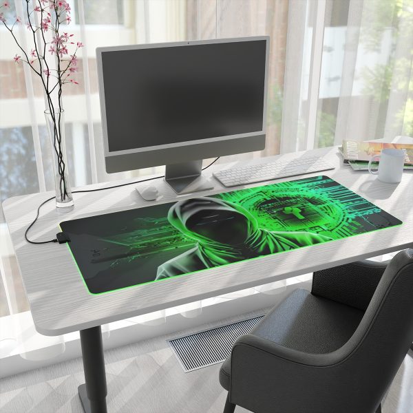 Hacker 23 LED Gaming Mouse Pad - Image 7