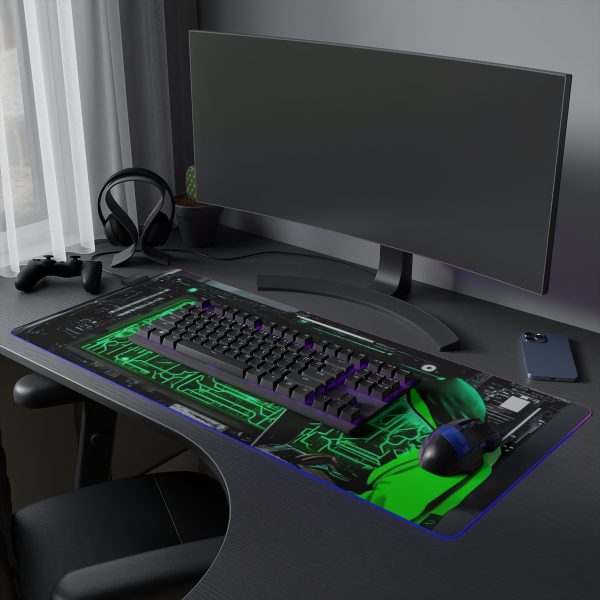 Hacker 27 LED Gaming Mouse Pad - Image 6