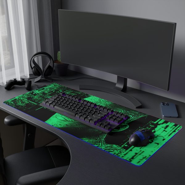 Hacker 3 LED Gaming Mouse Pad - Image 6