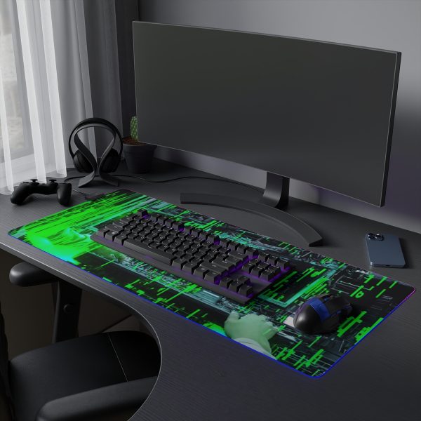 Hacker 28 LED Gaming Mouse Pad - Image 6