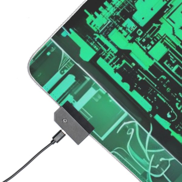 Hacker 31 LED Gaming Mouse Pad - Image 3