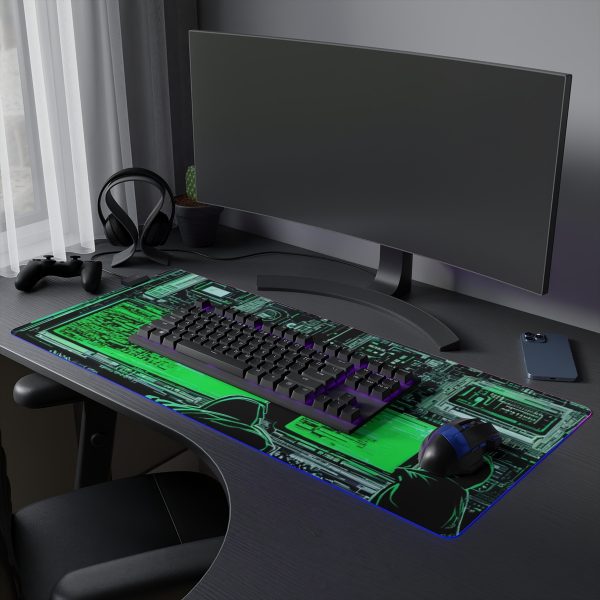 Hacker 33 LED Gaming Mouse Pad - Image 6