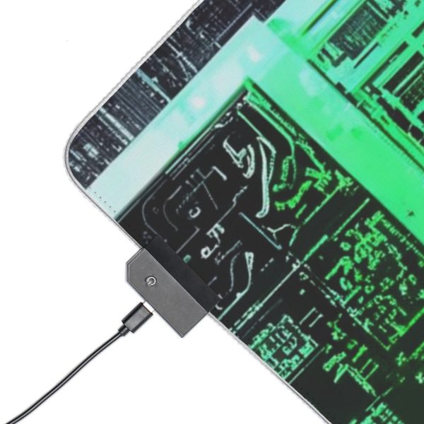 Hacker 34 LED Gaming Mouse Pad - Image 3