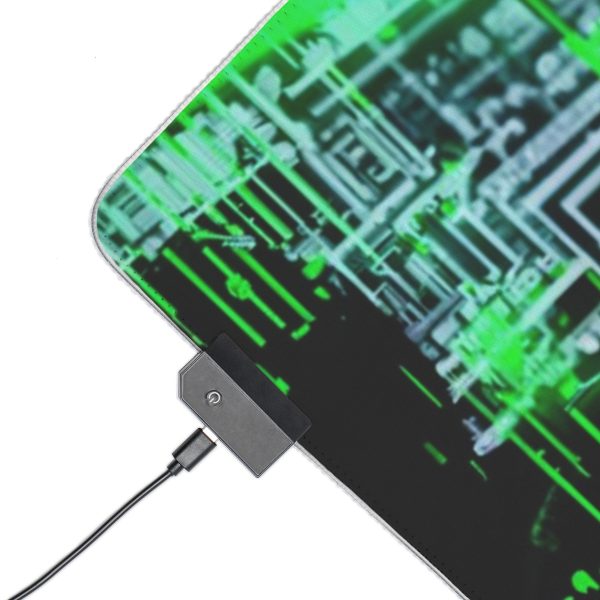 Hacker 35 LED Gaming Mouse Pad - Image 3