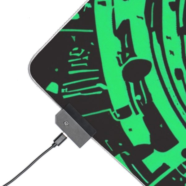 Hacker 5 LED Gaming Mouse Pad - Image 3