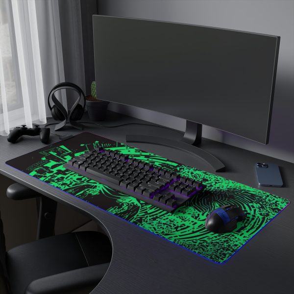 Hacker 5 LED Gaming Mouse Pad - Image 6