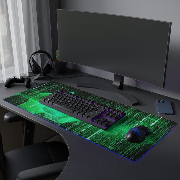 Hacker 6 LED Gaming Mouse Pad - Image 6