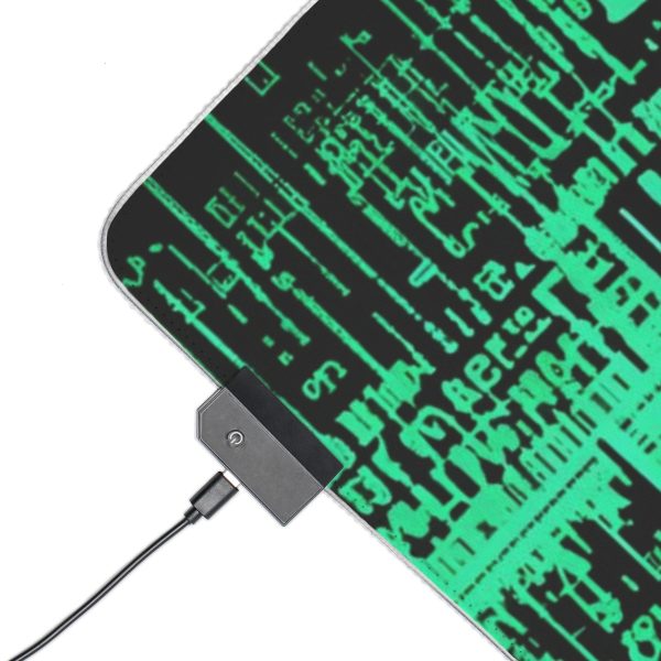 Hacker 7 LED Gaming Mouse Pad - Image 3