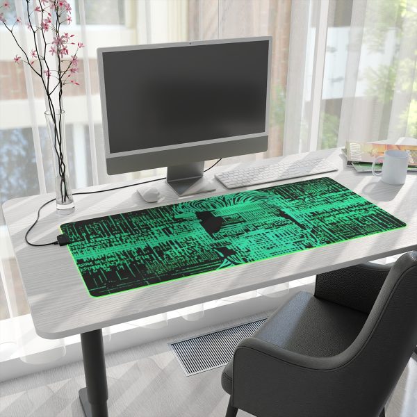 Hacker 7 LED Gaming Mouse Pad - Image 7
