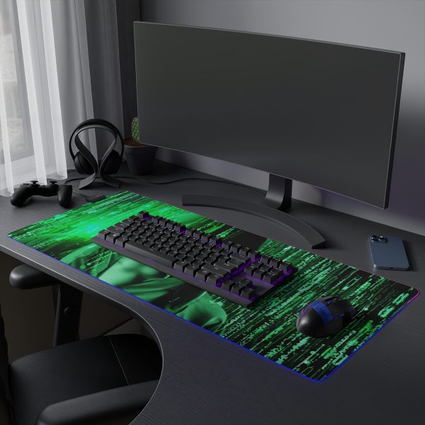 Hacker 1 LED Gaming Mouse Pad - Image 6