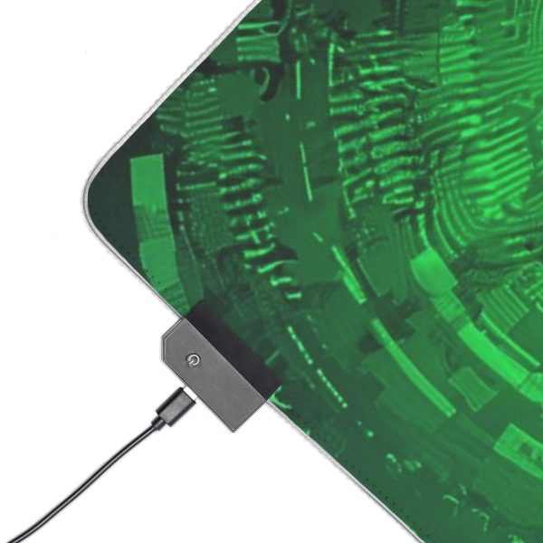 Hacker 8 LED Gaming Mouse Pad - Image 3