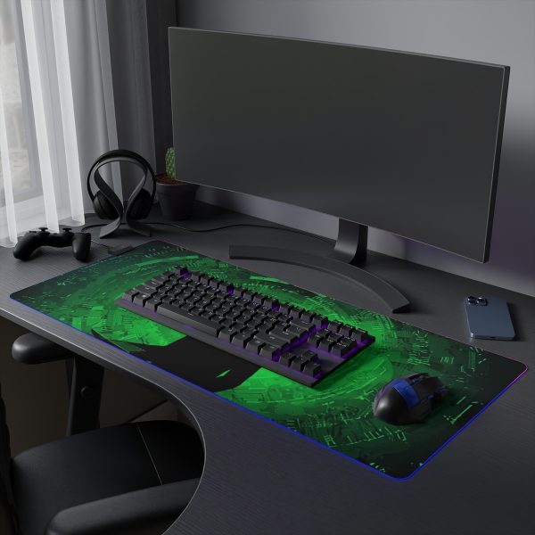 Hacker 8 LED Gaming Mouse Pad - Image 6