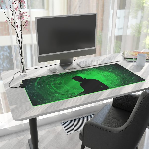 Hacker 8 LED Gaming Mouse Pad - Image 7