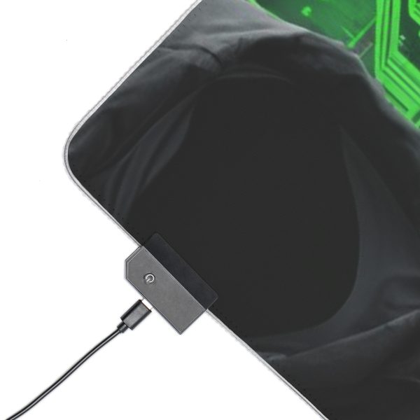 Hacker 9 LED Gaming Mouse Pad - Image 3