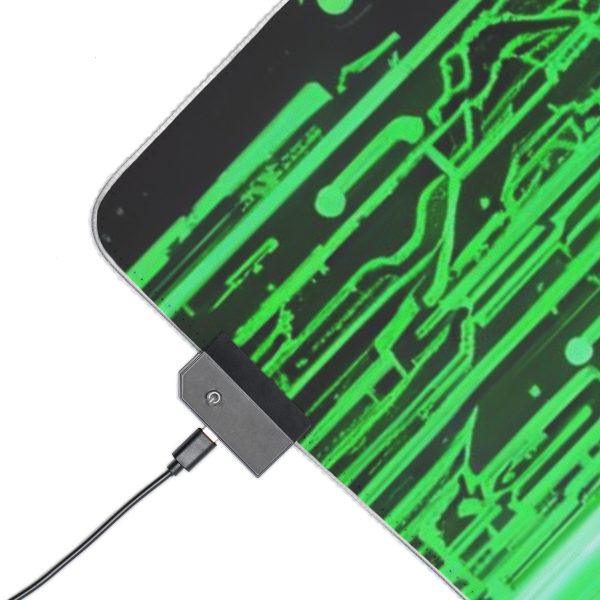 Hacker 10 LED Gaming Mouse Pad - Image 3