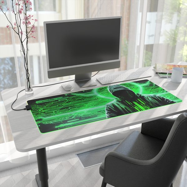 Hacker 10 LED Gaming Mouse Pad - Image 7