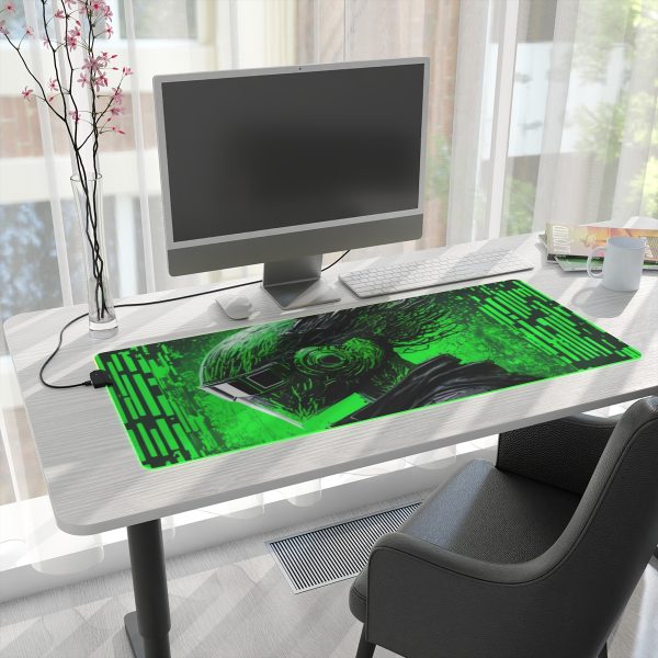 Hacker 11 LED Gaming Mouse Pad - Image 7