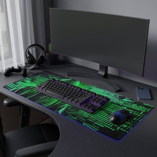 Hacker 12 LED Gaming Mouse Pad - Image 6