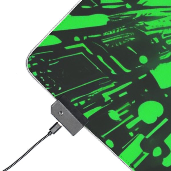 Hacker 14 LED Gaming Mouse Pad - Image 3